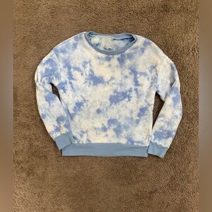 Girls Justice Cozy Fleece Blue Sweater size 12
